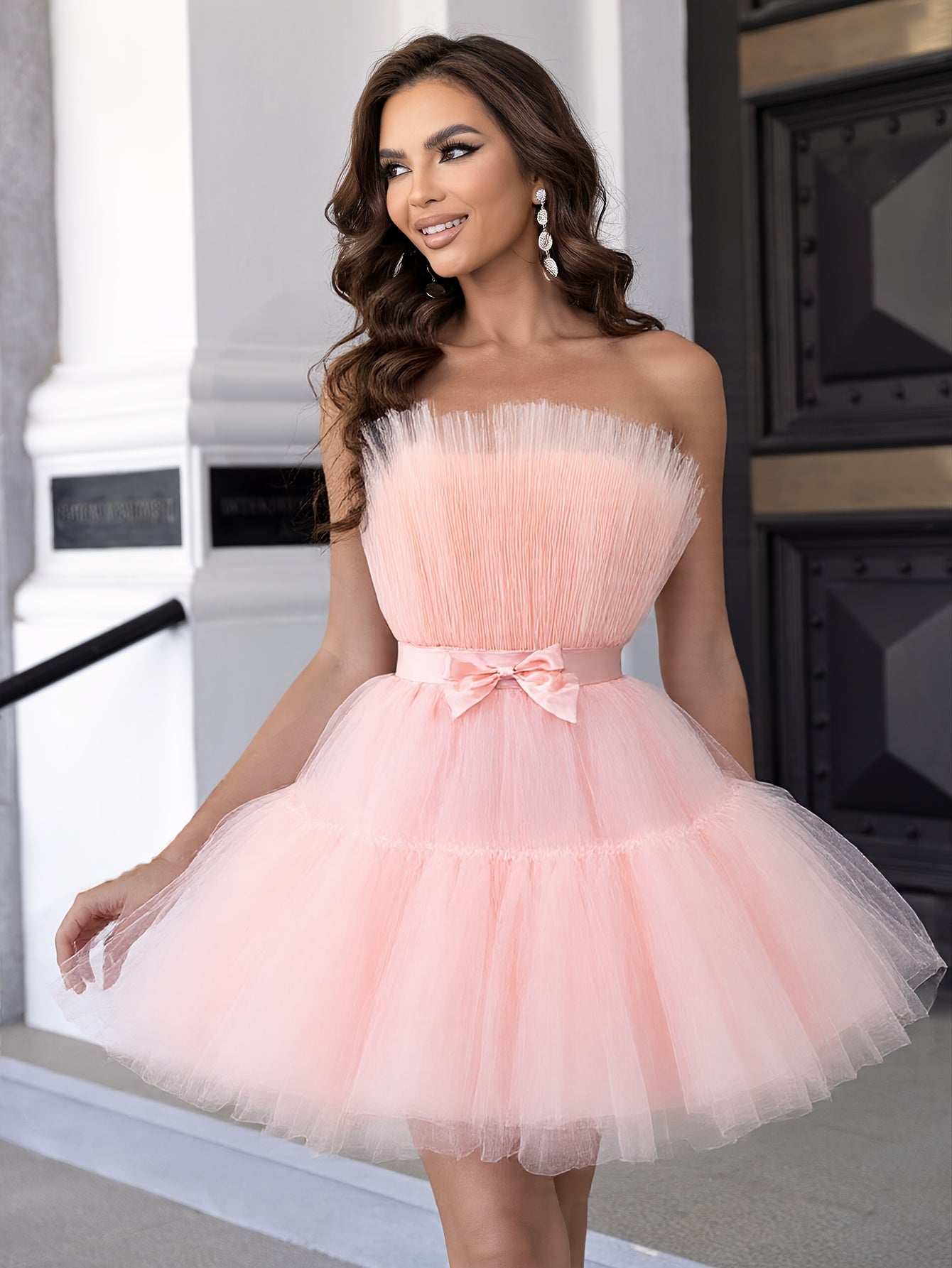 NEW Sexy Fitted Flare Mini Dress