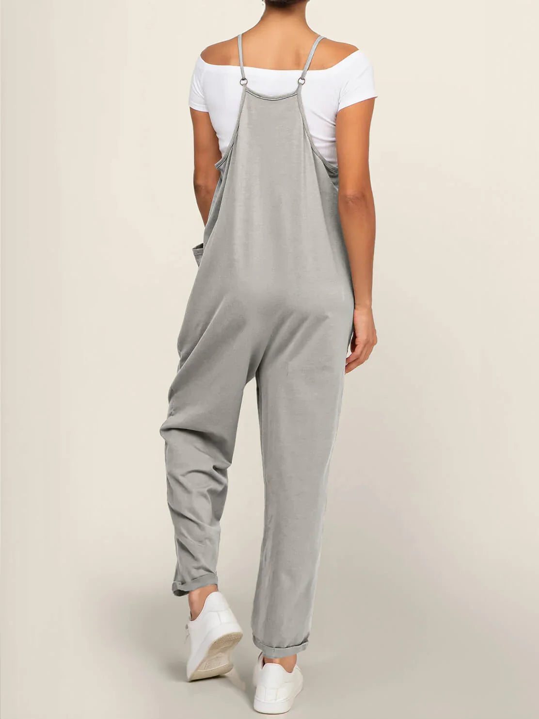 Solia – V-Neck Maternity Jumpsuit