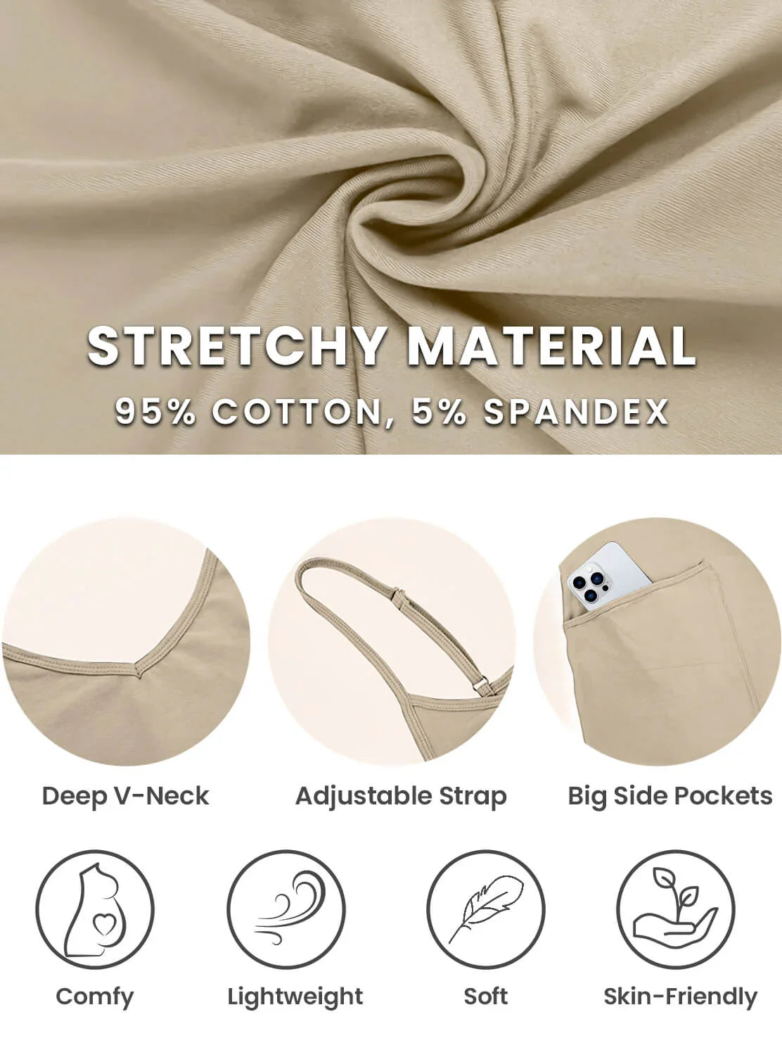 Solia – V-Neck Maternity Jumpsuit