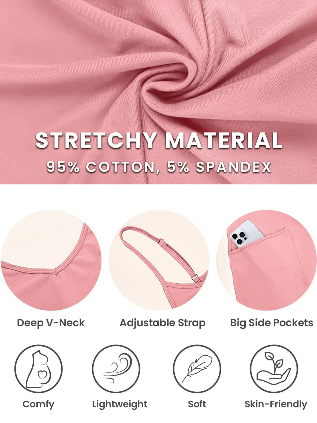Solia – V-Neck Maternity Jumpsuit