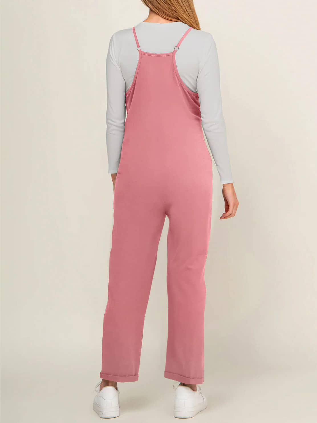 Solia – V-Neck Maternity Jumpsuit