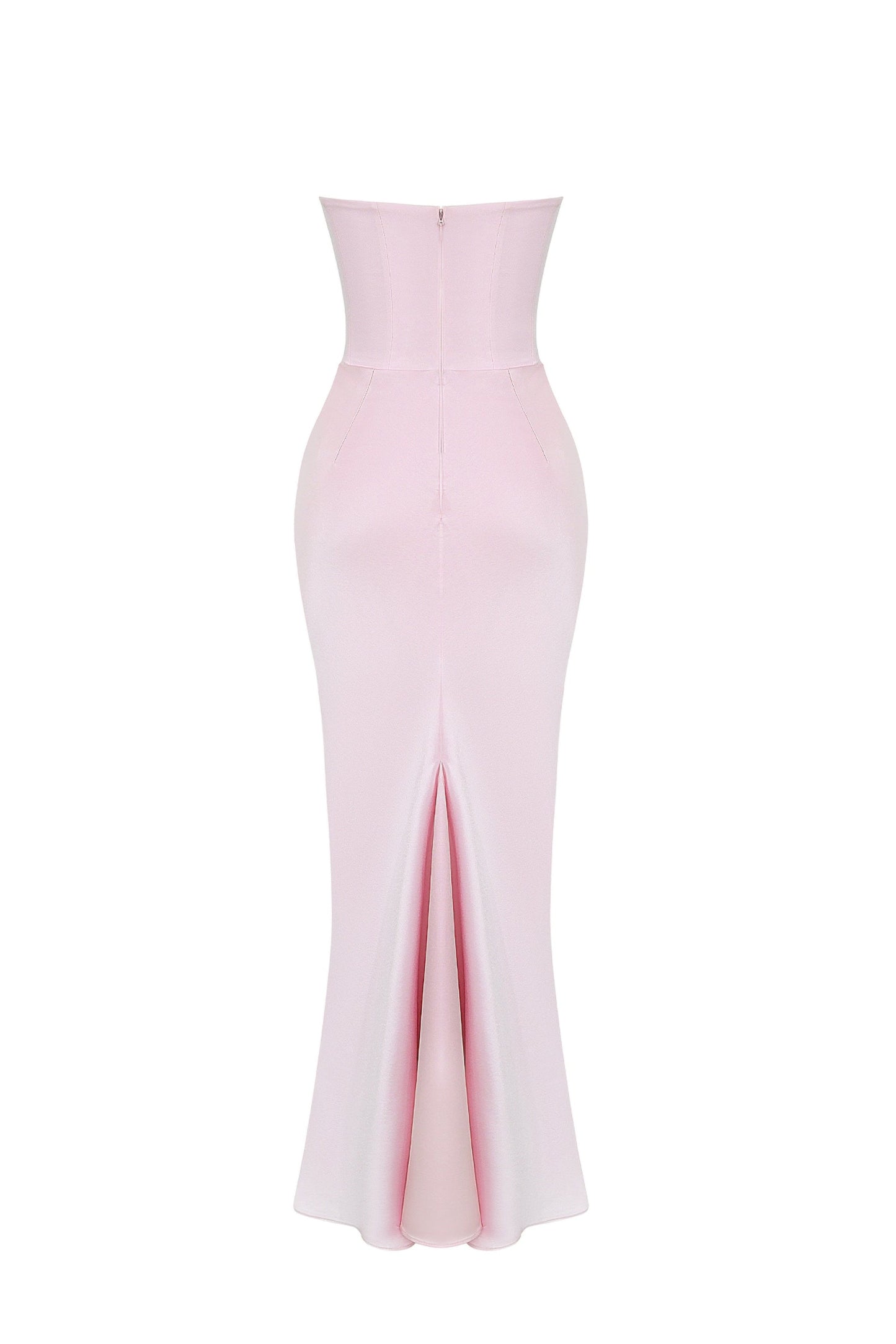 Emily Draped Strapless Maxi Dress
