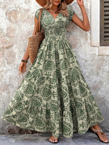 Selira – Boho Patchwork Maxi Dress