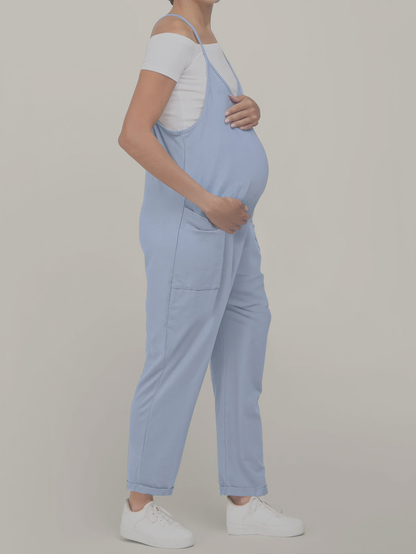 Solia – V-Neck Maternity Jumpsuit