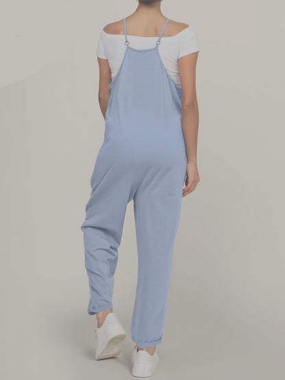 Solia – V-Neck Maternity Jumpsuit