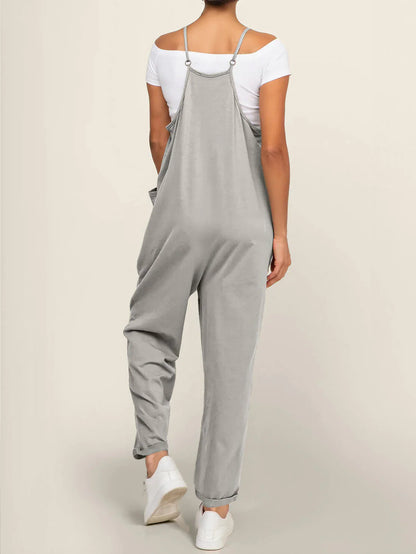 Solia – V-Neck Maternity Jumpsuit